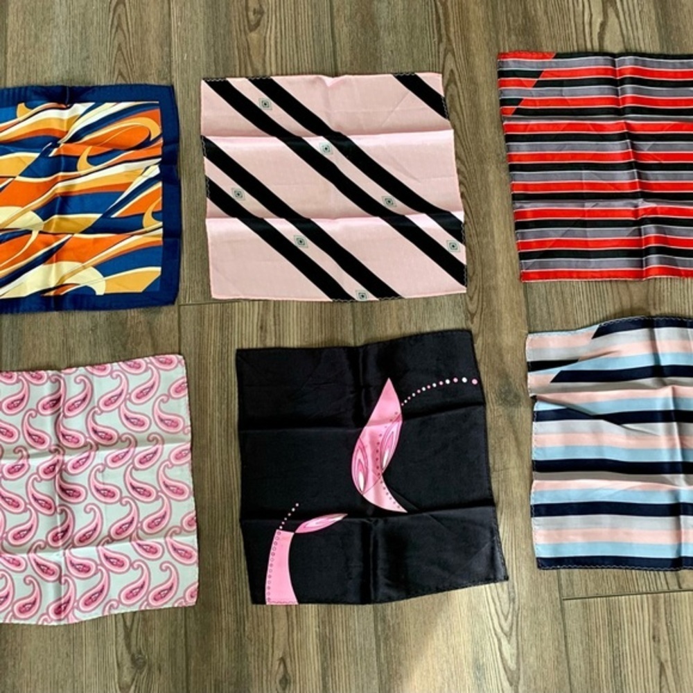 Vintage packet square scarfs 5